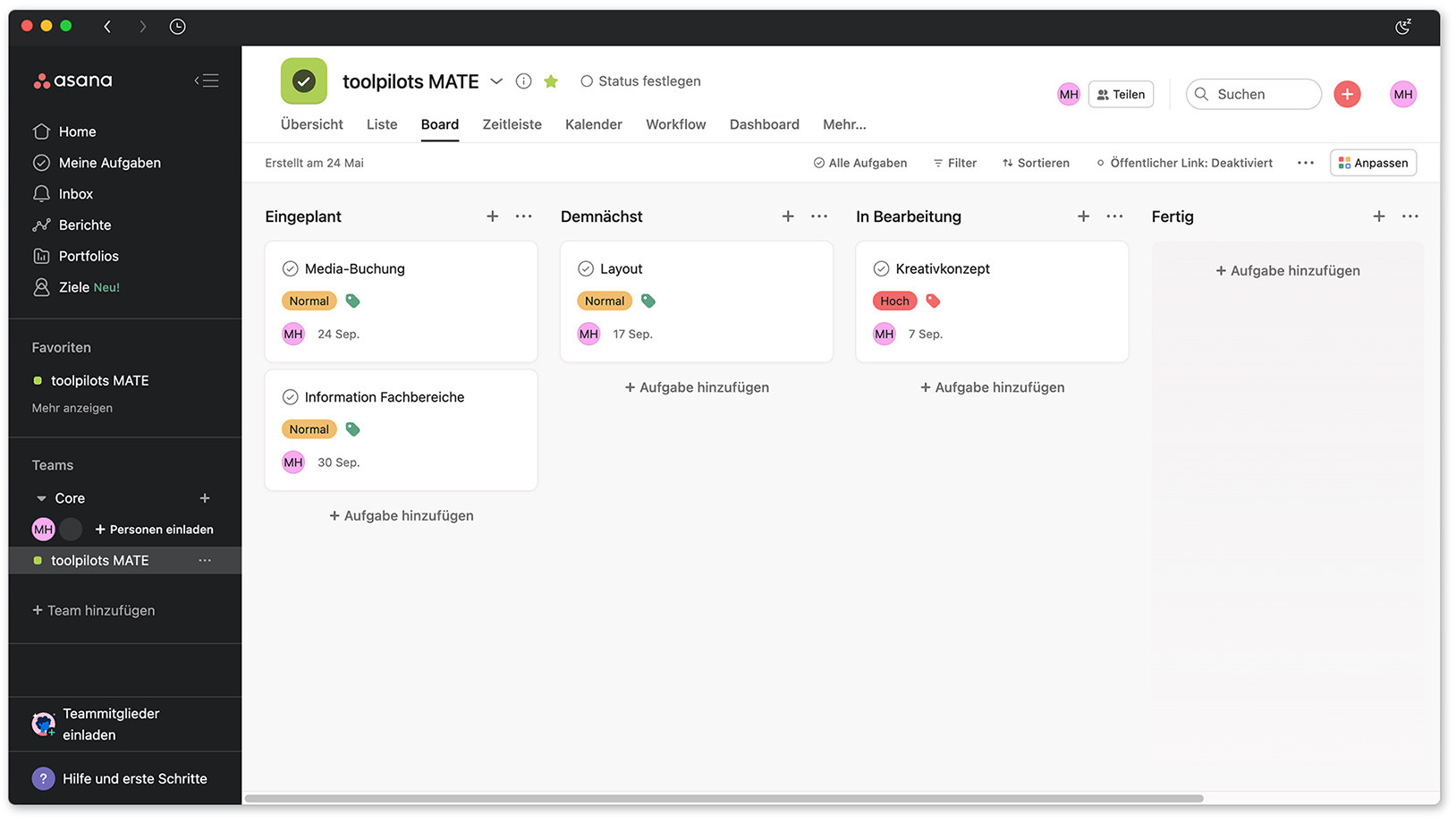 Asana Tasks